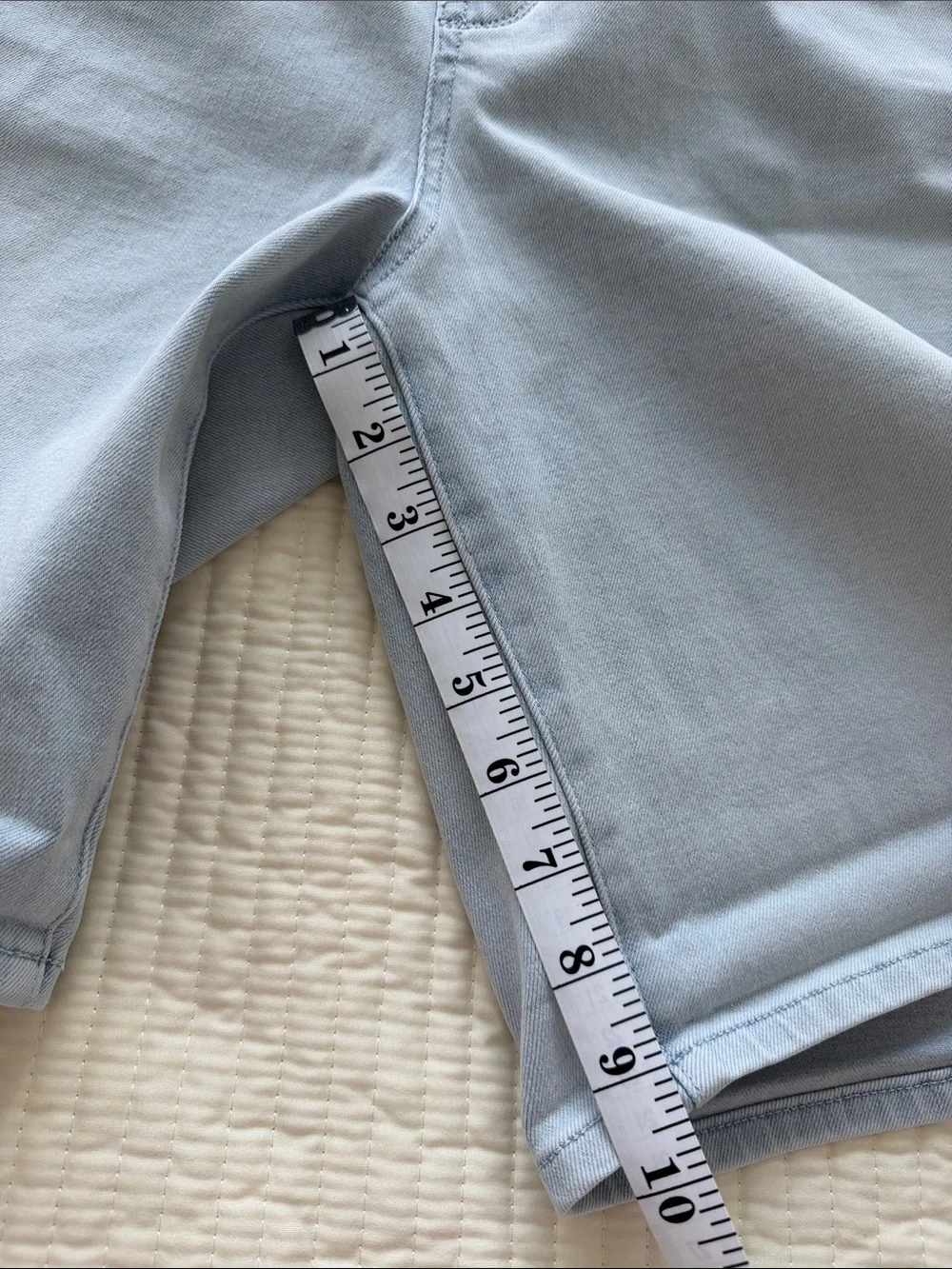 Soft Surroundings Light Blue Denim Shorts